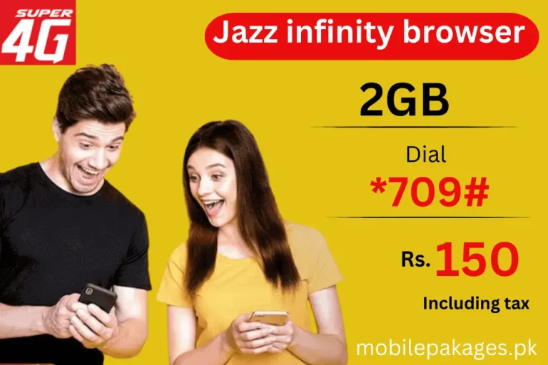 Jazz Infinity Browser- Best 4G Offer