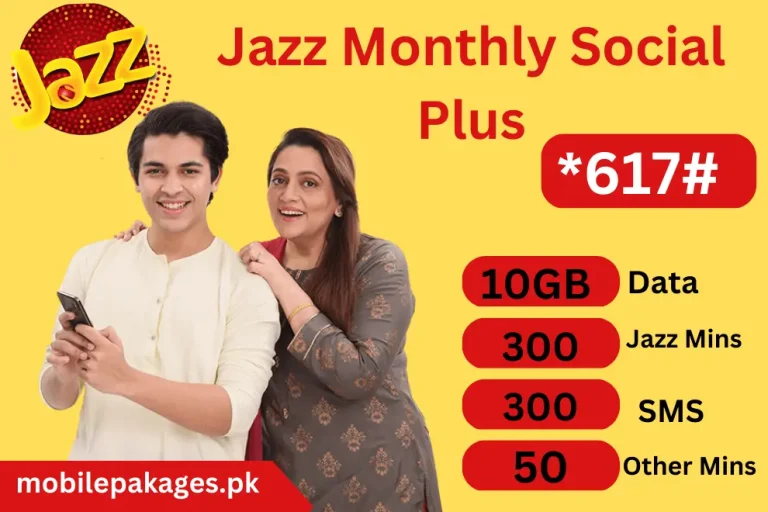 Jazz Monthly Social Plus- Best 4G offer