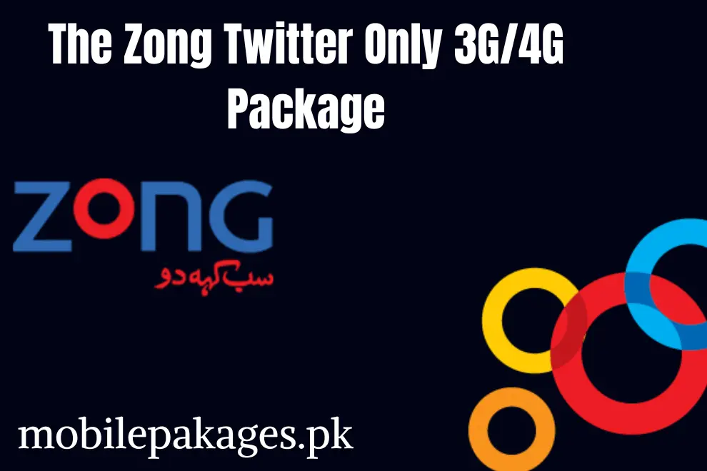 The Zong Twitter Only 3G/4G Package